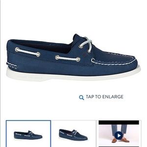 Sperry Navy Blue Men Boat Shoes